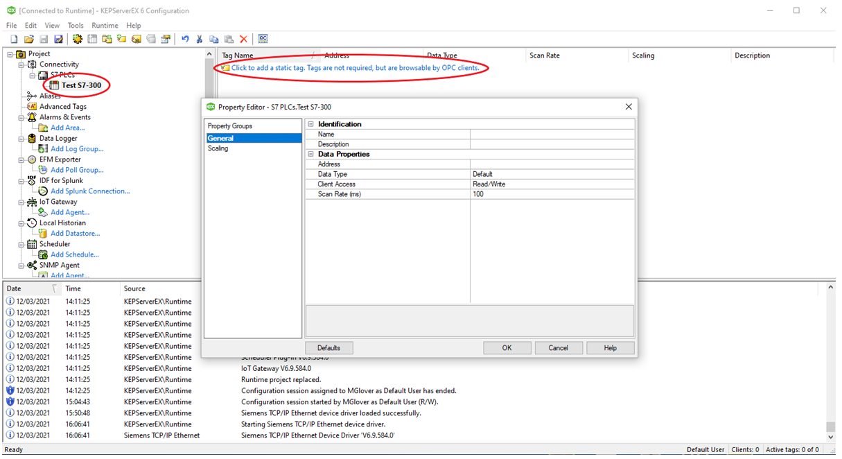 APP Blog Archive | Configuring Tags in KEPServerEX with a Siemens S7 PLC